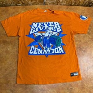 Wwe John Cena “ Never give up “ t shirt Large